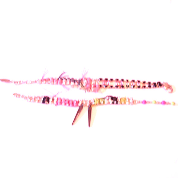 Joomi Lim Women's Onxy Sparkle Bling Gemstone Cystal Fringe Bracelet NWOT 158 - Picture 9 of 10